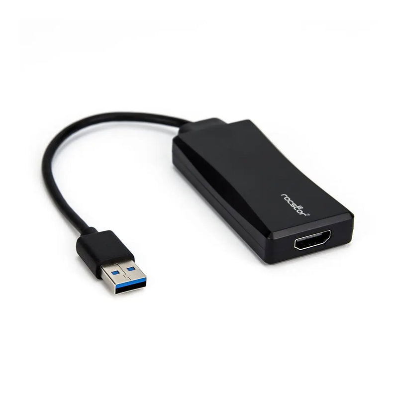 Rocstor Y10A177-B1 Premium USB-A to HDMI Video Graphics Adapter