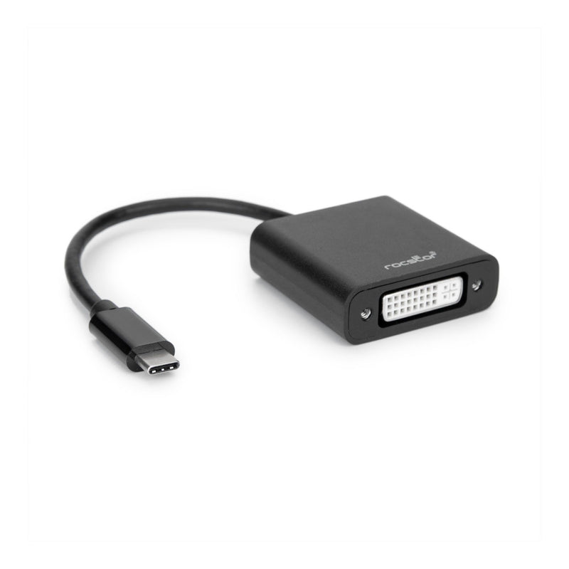 Rocstor Y10C135-B1 1920x1200 USB-C to DVI Video Adapter