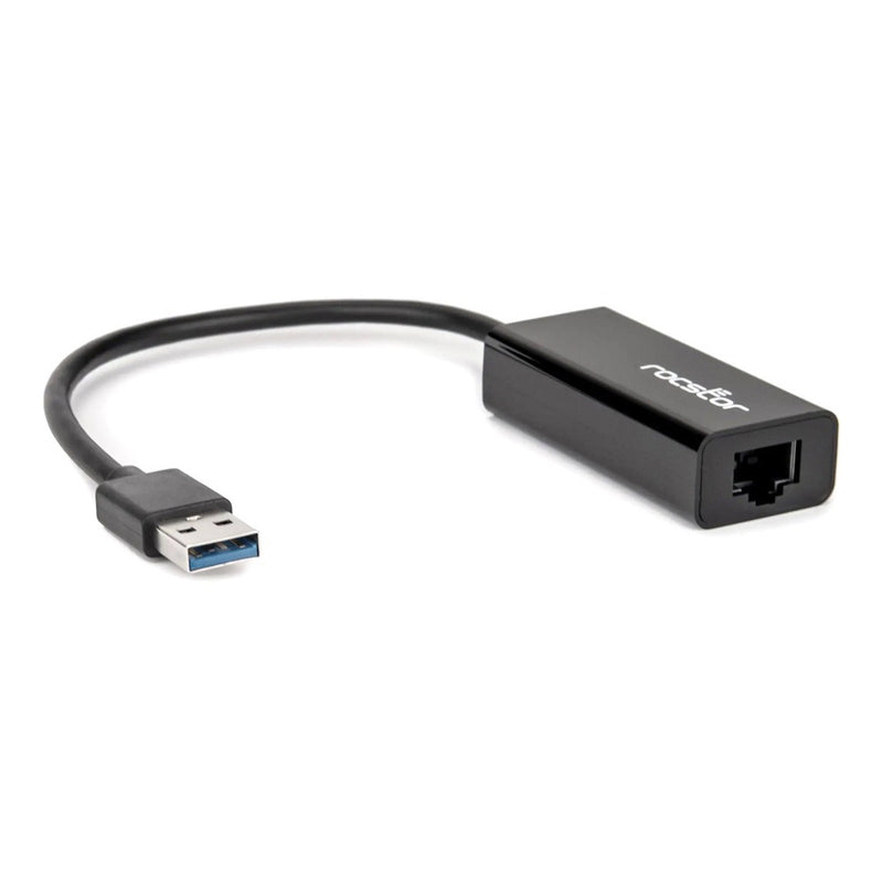 Rocstor Y10C137-B1 USB 3.0 to Gigabit Ethernet NIC Premium Network Adapter