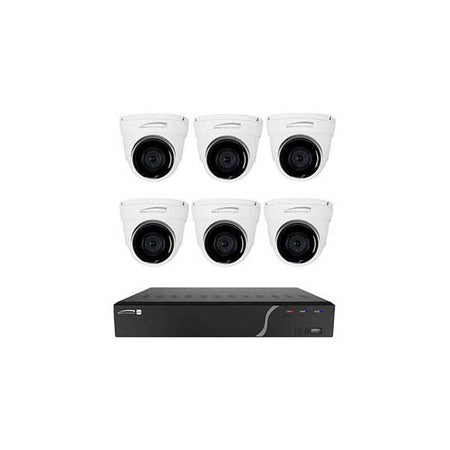 Speco Technologies ZIPK8T2 8-Channel 5MP NVR w/ 2TB HDD and 6 x 5MP Outdoor Network Turret Cameras