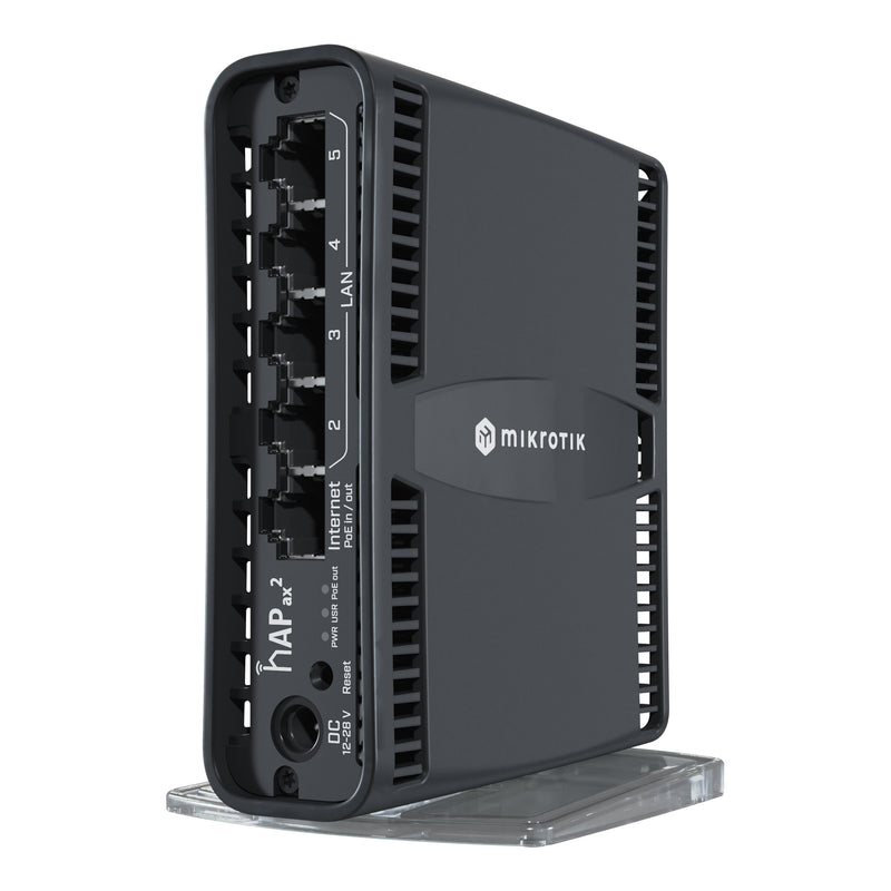 MikroTik hAP ax2 5-Port Gen 6 Wi-Fi 6 Dual-Band Wireless Gigabit Router